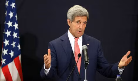 Ngoại trưởng Mỹ John Kerry phát biểu trước Ủy ban Đối ngoại Thượng viện hôm 9/12. Ảnh: elnacional.