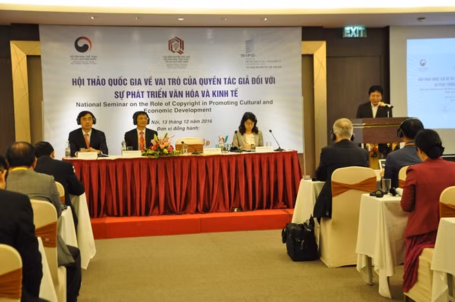 Hội thảo quốc gia về vai trò của quyền tác giả với phát triển văn hóa, kinh tế ngày 13/12