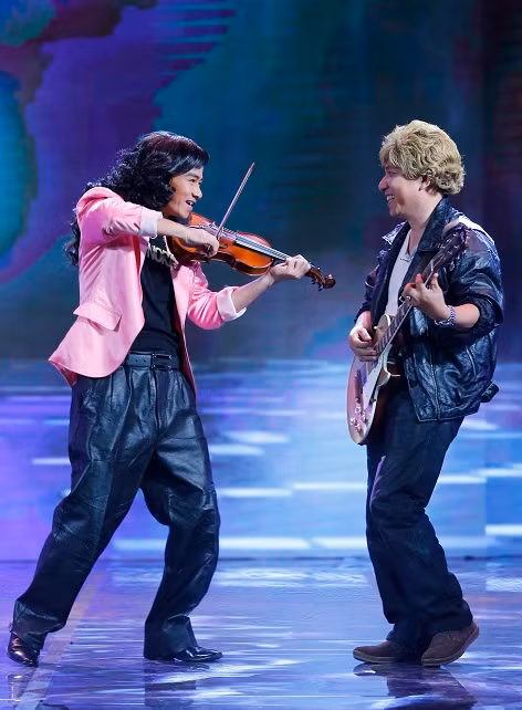 Xuân Bắc, Quang Thắng hóa thân thành 2 thành viên ban nhạc Modern Talking