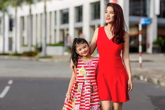 Một số hình ảnh Trương Ngọc Ánh và con gái Bảo Tiên