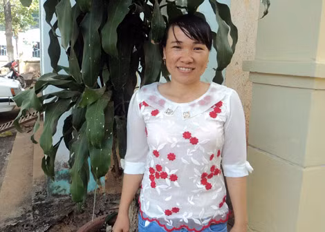 Chị Lục Thị Thu sẵn sàng giúp đỡ những chị em khó khăn.