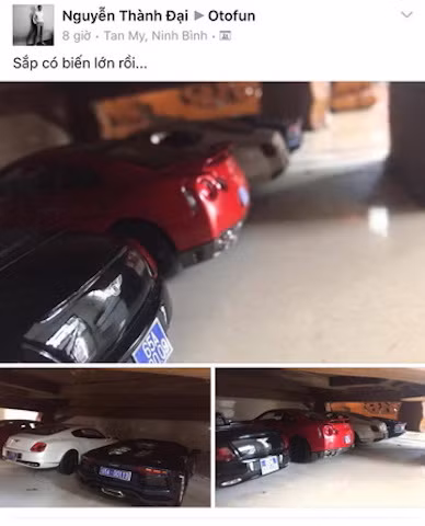 Chủ Facebook Nguyễn Thành Đại đăng lại những hình ảnh này lên trên diễn đàn ôtô.