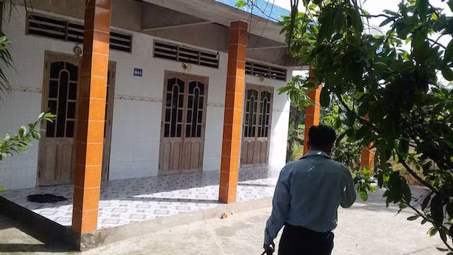Căn nhà nơi xảy ra vụ việc.
