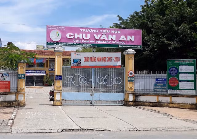 Trường tiểu học Chu Văn An.