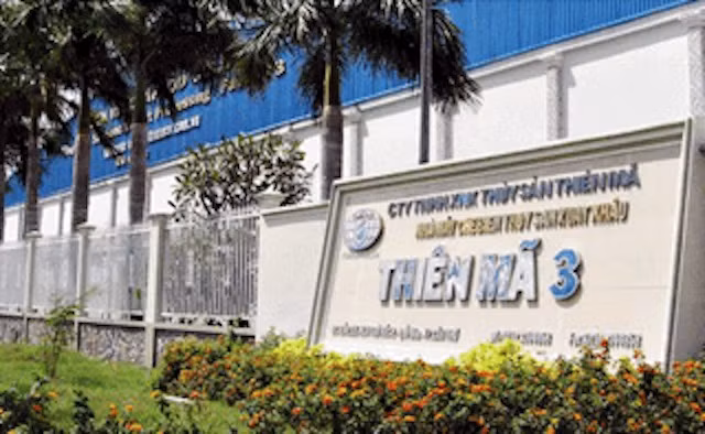 Khoản vay TDĐT của công ty tại VDB Cần Thơ phần lớn đuợc đảm bảo bằng tài sản hình thành từ vốn vay (Nhà máy chế biến Thuỷ sản Thiên Mã 3). Ảnh CTV.