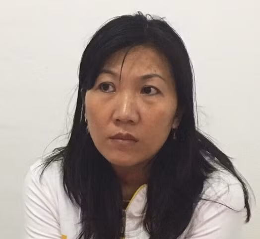 Nữ quái bị bắt giữ.
