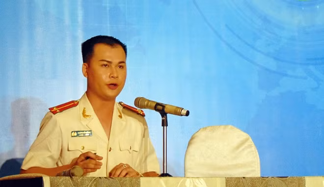 Nét nghiêm nghị khi dự thi của thí sinh đến từ đoàn Bà Rịa - Vũng Tàu.