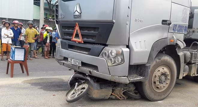 Hiện trường vụ tai nạn.