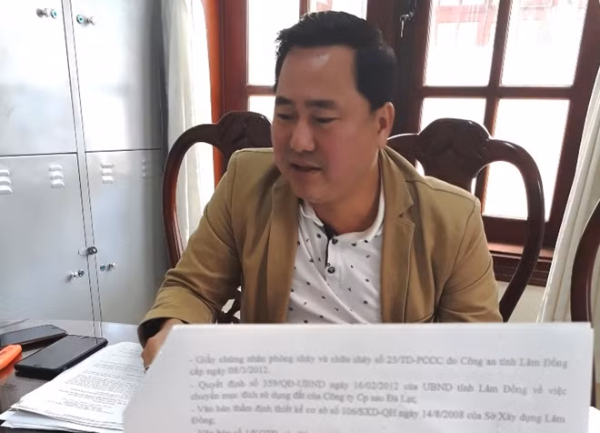 Ông Trần Việt Nghĩa, Tổng giám đốc Công ty Cổ phần Sao Đà Lạt