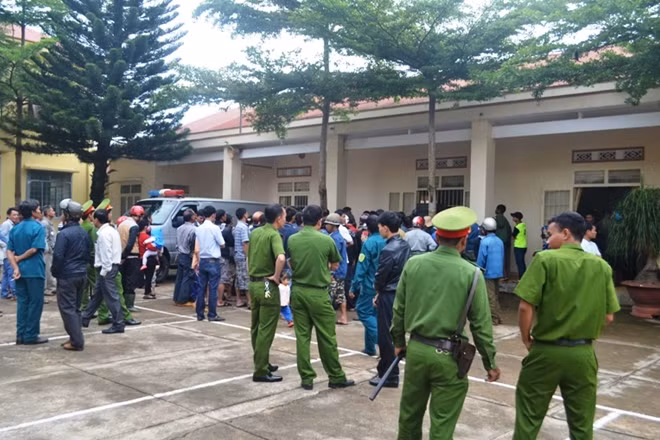 Hàng chục cán bộ, chiến sĩ Công an được điều động bảo vệ phiên tòa