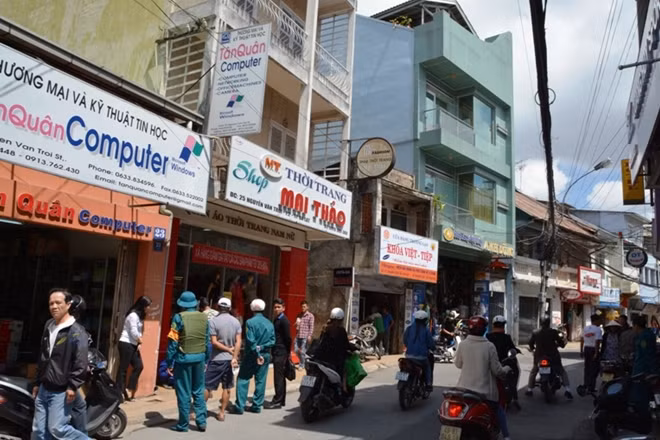 Vùng bị nứt đất là khu vực trung tâm Đà Lạt