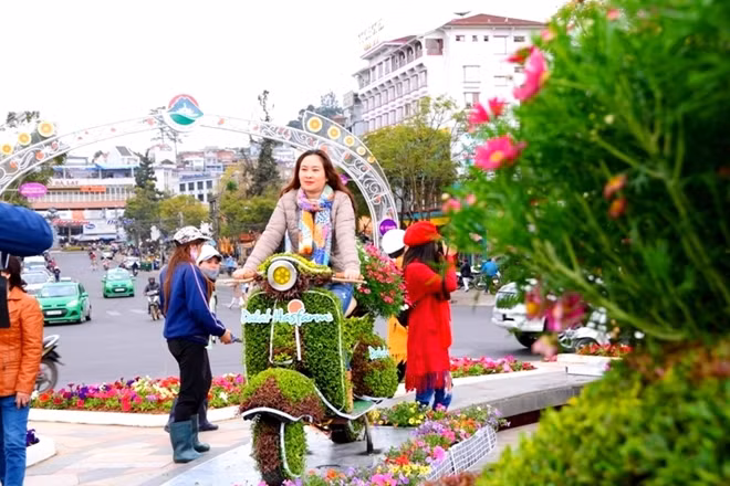 Đây được xem là điểm nhấn của Festival hoa Đà Lạt năm 2017.