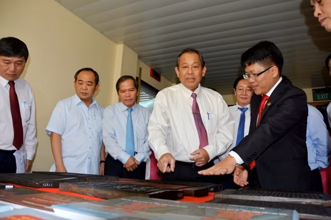Mộc bản triều Nguyễn tại Trung tâm lưu trữ Quốc gia IV