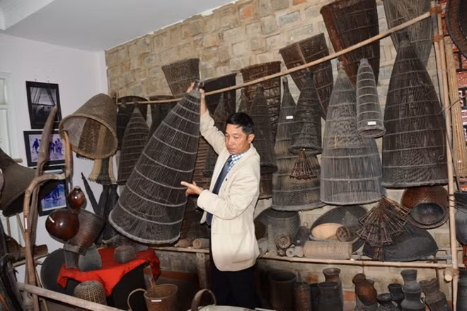 Dụng cụ săn bắt cá của đồng bào các dân tộc Tây Nguyên