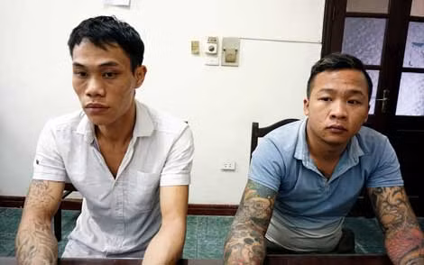 Đối tượng Lê Hoài Nam và Vũ Hữu Chung.