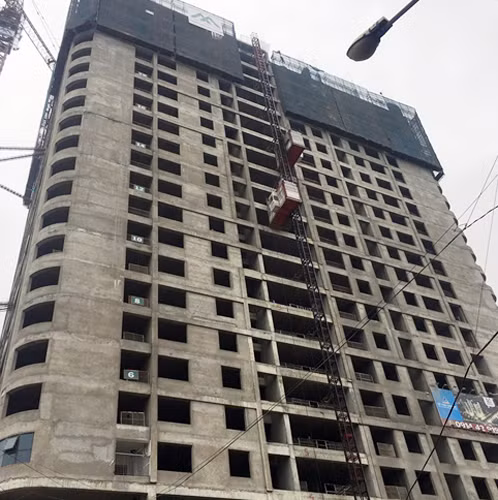 Tiến độ xây dựng tòa IP1 Imperial Plaza cập nhật tháng 04/2017.