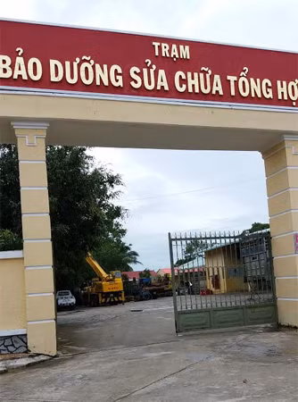 Gara của anh Q., nơi anh bị điện giật tử vong.