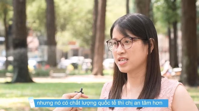Cũng như bao mẹ khác, mẹ Bích Tuyền (TP.HCM), mong rằng có loại sữa tươi chất lượng quốc tế mà dễ mua ở Việt Nam.
