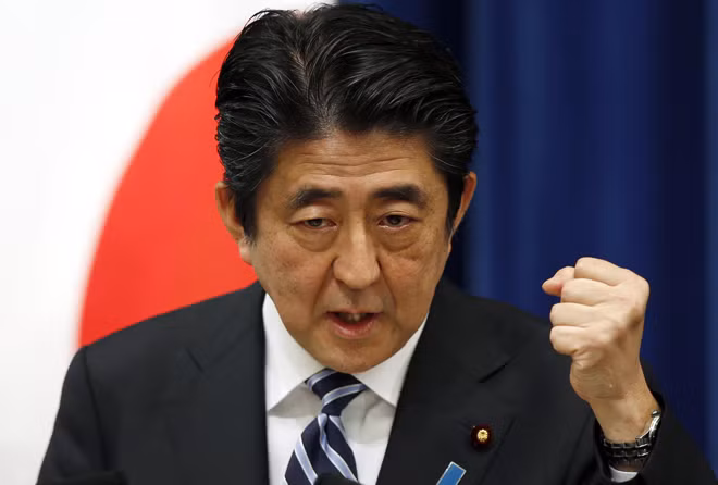 Thủ tướng Nhật Bản Shinzo Abe phát biểu về bầu cử sớm ngày 25-9