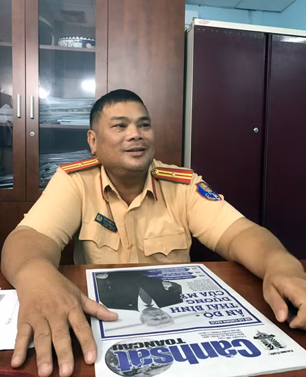 Thiếu tá Trần Thiện Thanh, Phó Đội trưởng Đội CSGT Tây Bắc.