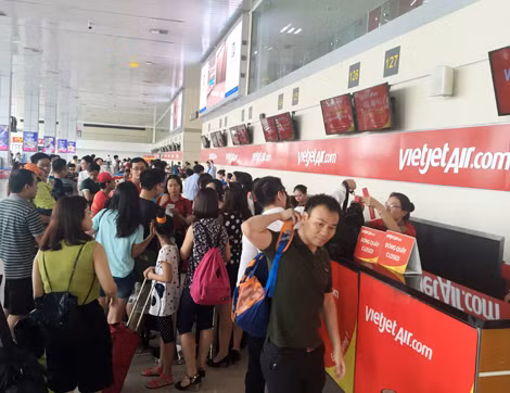 Ngành hàng không đang trong giai đoạn cao điểm phục vụ hành khách.