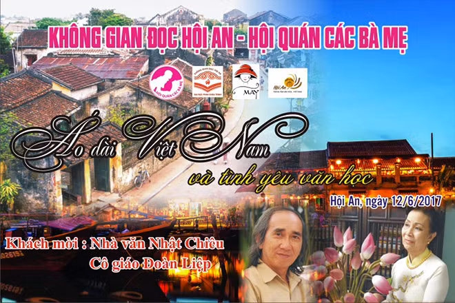 Trong buổi giao lưu, nhà văn Nhật Chiêu và cô giáo Đoàn Thị Liệp sẽ chia sẻ những câu chuyện về tình yêu với các tác phẩm văn học trong và ngoài nước được thể hiện qua bộ sưu tập áo dài với những hoa văn độc đáo, sang trọng và tinh tế.