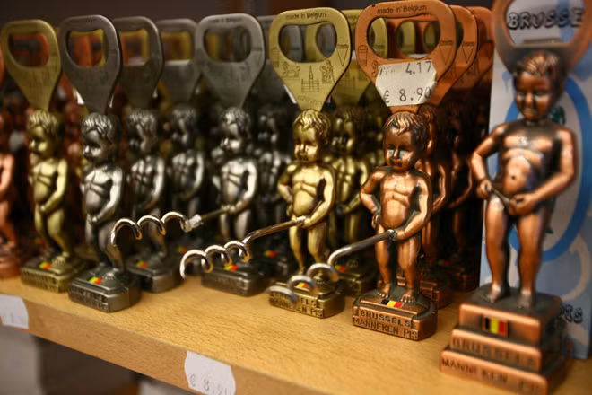 Đồ lưu niệm Manneken Pis.