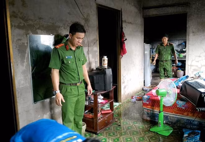 Hiện trường vụ cháy.