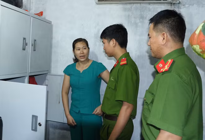 Hiện trường vụ trộm.