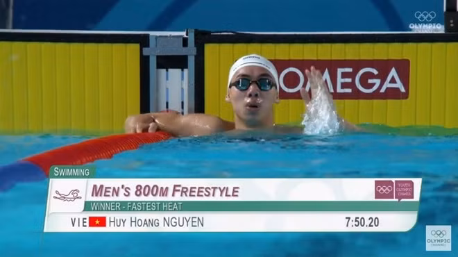 Kình ngư Nguyễn Huy Hoàng đoạt chức vô địch ở Olympic trẻ 2018.