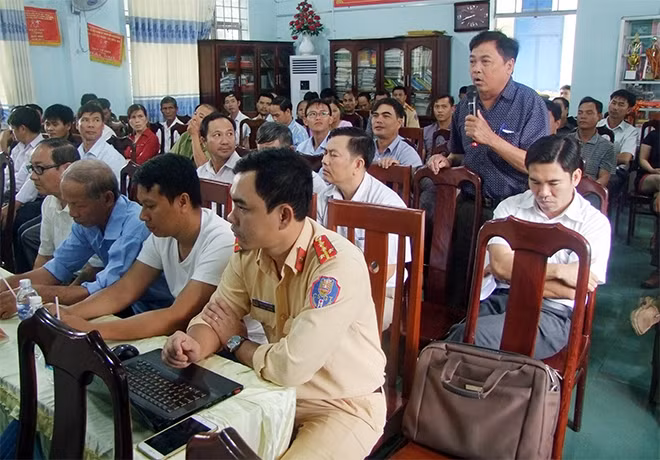 Công an tỉnh Đắk Nông tổ chức hội nghị Công an lắng nghe ý kiến của nhân dân tại huyện Cư Jút.