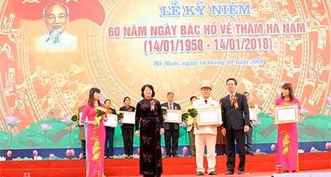 Kỷ niệm 60 năm Bác Hồ về thăm tỉnh Hà Nam