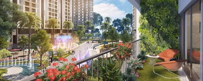 Những căn hộ “view” nội khu luôn được khách hàng đặc biệt quan tâm.