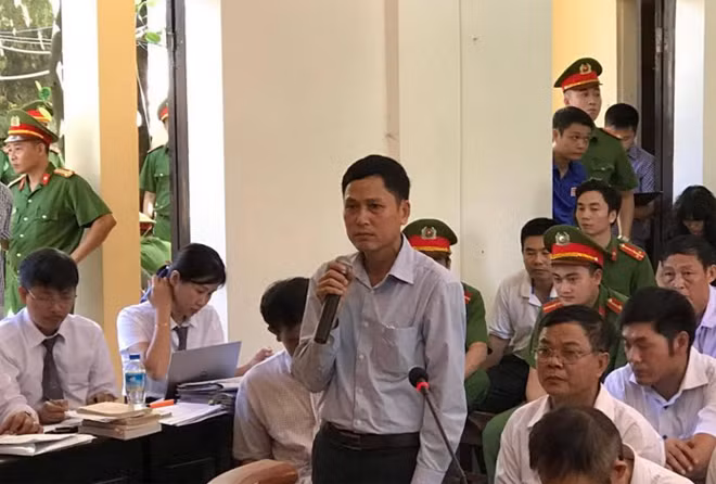 Các bị cáo tại phiên tòa. Các bị cáo tại phiên tòa.