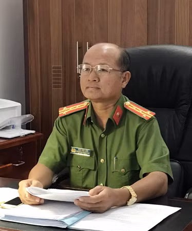 Ðại tá Trần Văn Luận, Trưởng Công an TP Tây Ninh.