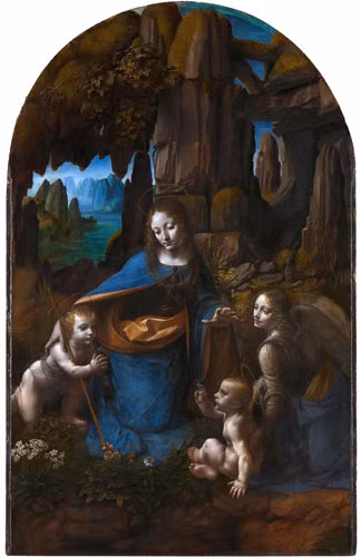 Bức “The Virgin Of The Rocks”. Bức “The Virgin Of The Rocks”.