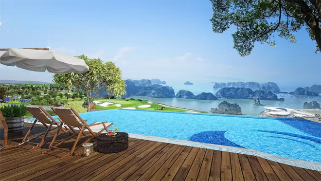 Với quy mô 157 ha, tổng mức đầu tư lên đến 3.400 tỷ đồng, FLC Halong Bay Golf Club & Luxury Resort là quần thể nghỉ dưỡng 5 sao trên đồi duy nhất tại trung tâm thành phố Hạ Long.