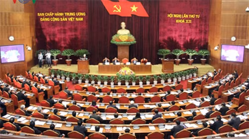 Hội nghị lần thứ 4 Ban Chấp hành Trung ương Đảng khóa XII diễn ra tại Hà Nội. Hội nghị lần thứ 4 Ban Chấp hành Trung ương Đảng khóa XII diễn ra tại Hà Nội.