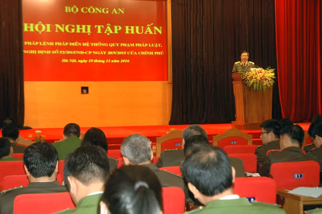 Quang cảnh Hội nghị tập huấn. Quang cảnh Hội nghị tập huấn.