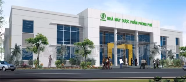 Nhà máy Dược phẩm Phong Phú. Nhà máy Dược phẩm Phong Phú.