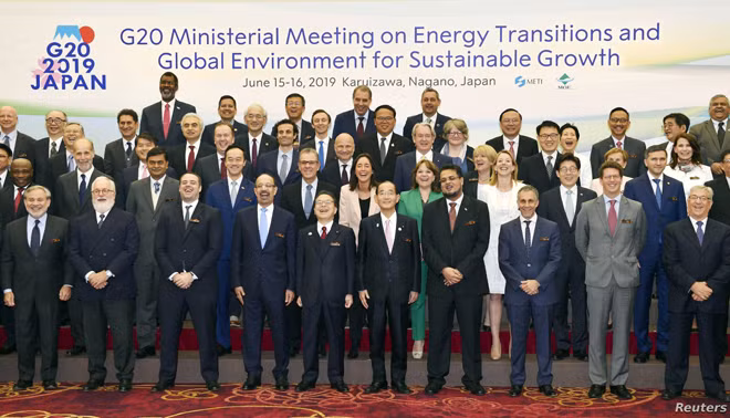 Các bộ trưởng môi trường và năng lượng G20.