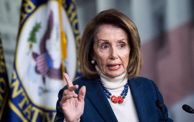 Bà Nancy Pelosi, Chủ tịch Hạ viện Mỹ.