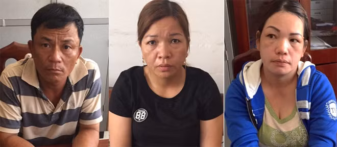 Các đối tượng Nguyễn Ngọc Ánh, Lê Thị Nhựt và Lê Thị Mỹ. Các đối tượng Nguyễn Ngọc Ánh, Lê Thị Nhựt và Lê Thị Mỹ.