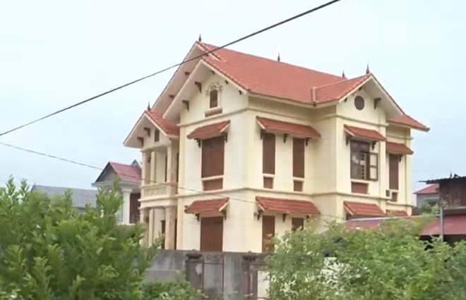 Ngôi biệt thự của gia đình bà Nguyễn Thị Hoá.