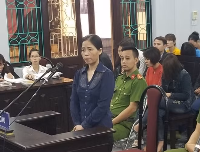 Bị cáo Hoàng Thị Hiền.