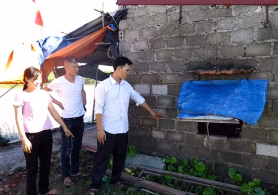 Hình ảnh tại hiện trường vụ việc nghi vấn có nổ súng.