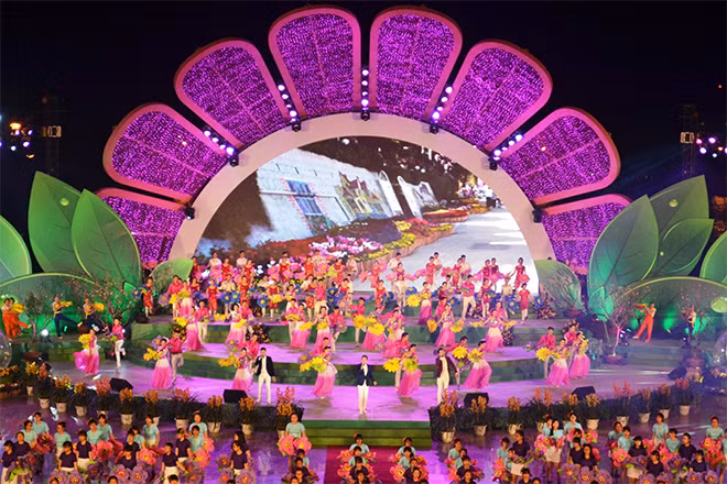 Festival hoa Đà Lạt năm 2017 diễn ra trong 5 ngày.
