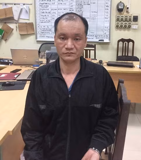 Nguyễn Phúc Ngọc tại cơ quan Công an. Nguyễn Phúc Ngọc tại cơ quan Công an.