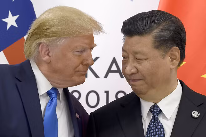 Tổng thống Mỹ Donald Trump và Chủ tịch Trung Quốc Tập Cận Bình.