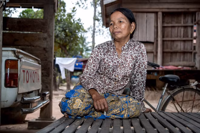 Kaing Rin, con gái cả của bà Chaem.